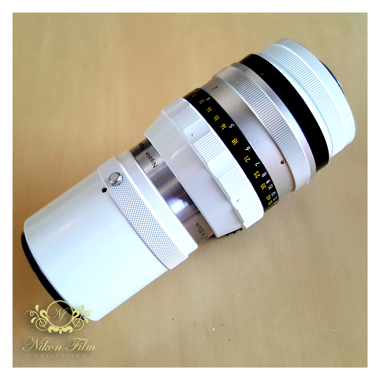Nikon Nikkor-Q Auto 200mm F/4 - White Paint
