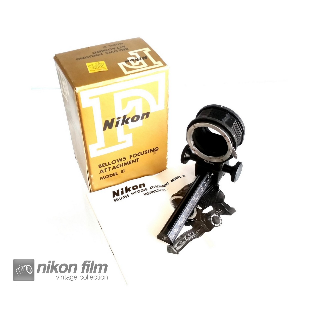 Nikon F Bellows Focusing Attachment Model III - Boxed