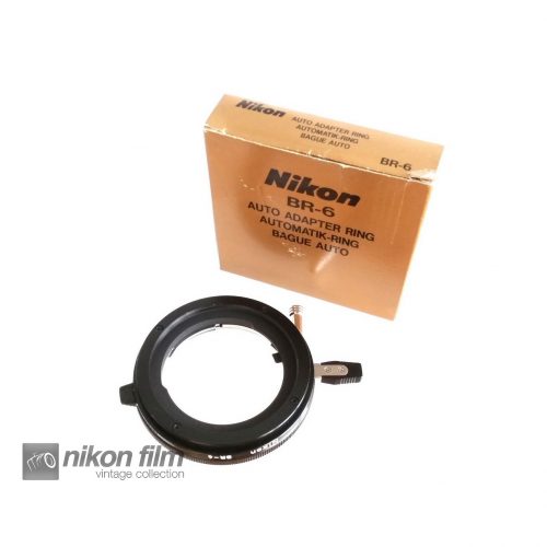 32061 Nikon BR 6 Auto Diaphragm Ring for Reverse Mount PB 4 PB 5 bellows Boxed 3