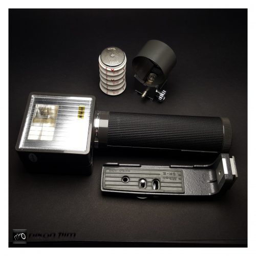 33009 Nikon SB 1 FF2 Handle Mount Non TTL Flash Complete Set 4 scaled
