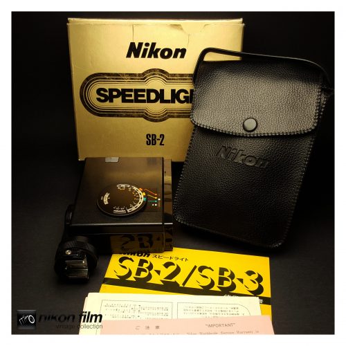 33020 Nikon SB 2 FF2 Non TTL Flash With Case Boxed 1 1 scaled