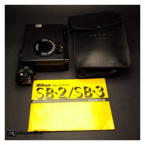 33020 Nikon SB 2 FF2 Non TTL Flash With Case Boxed 2 1 scaled