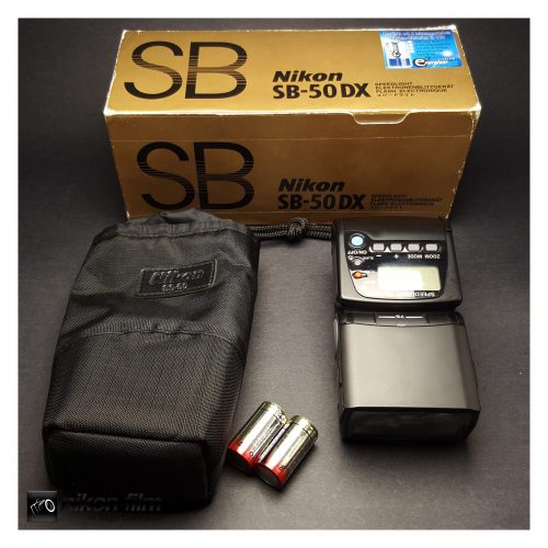 33064 Nikon SB 50 DX Nikons Latest Small Flash Boxed 1 scaled