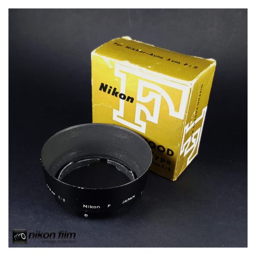 34143 Nikon HoodTypeF Hood Auto5cmf2 Boxed 2 scaled
