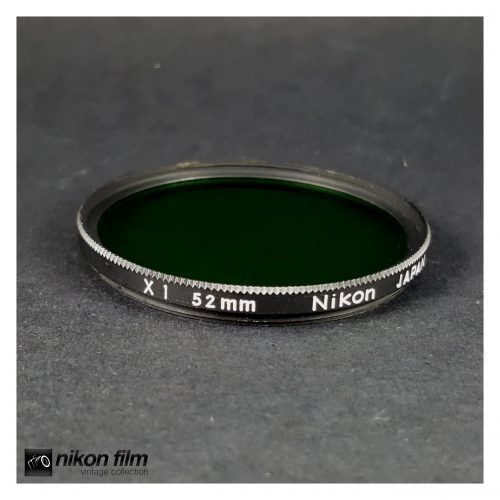 34167 Nikon X 1 Filter 52 mm Green 1 scaled
