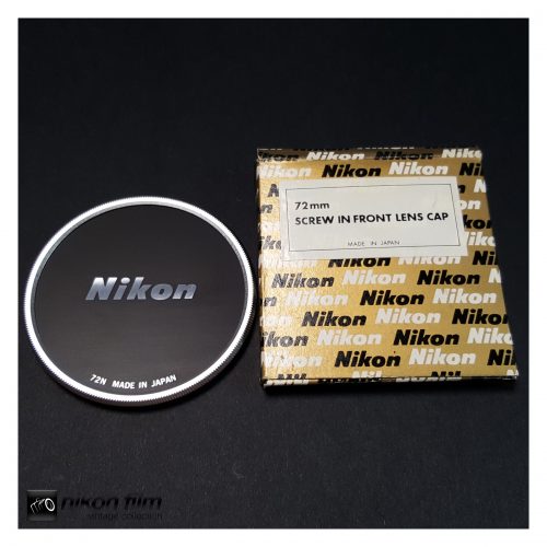 36107 Nikon 72mm Screw in Lens Front Cap Metal Boxed 1 scaled