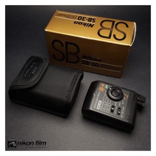 33063 Nikon SB 30 Dedicated Full Featured TTL Shoe Mount Flash Boxed 2 scaled