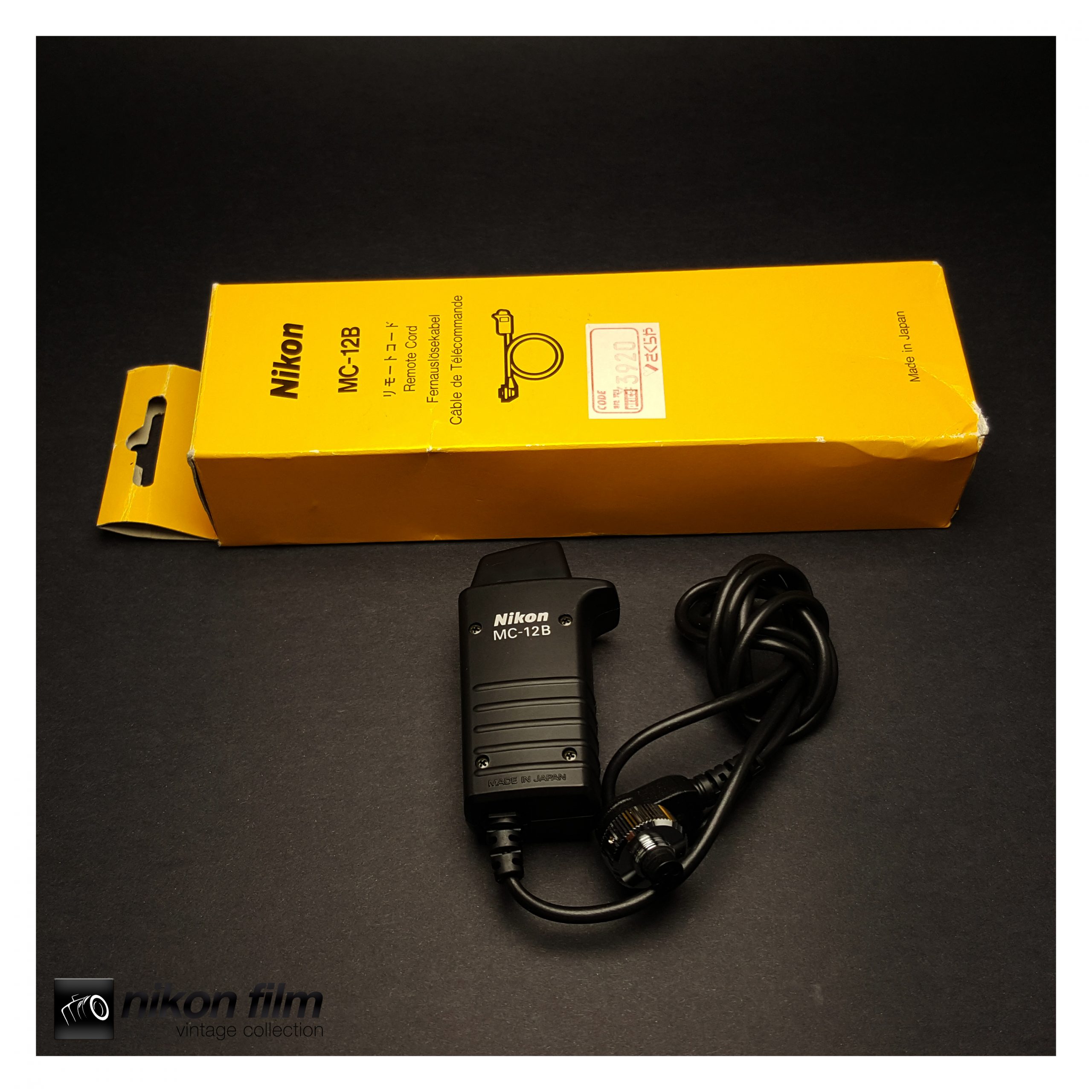 Disfraz etiqueta cliente Nikon MC-12B Remote Cord (Hand Grip) - Boxed -