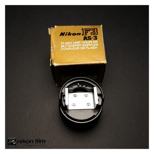 33087 Nikon AS 3 F3 Flash Unit Coupler Boxed 1 scaled