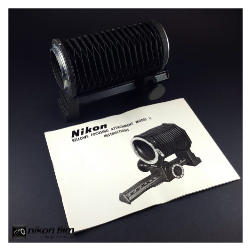32010 Nikon F Model III Bellows Focusing Attachment Boxed 2 scaled
