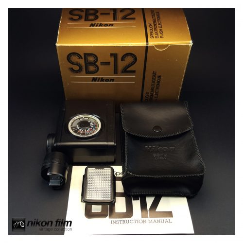 33038 Nikon SB 12 F3 Non TTL Flash Boxed 1 scaled