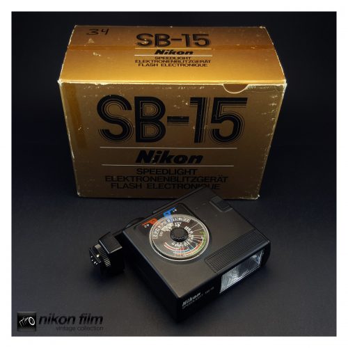 33043 Nikon SB 15 FAFE2FGF3 TTL Flash Boxed 2 scaled