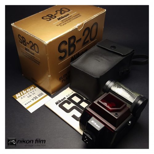 33048 Nikon SB 20 – F50F501 – TTL Flash Boxed 1 scaled