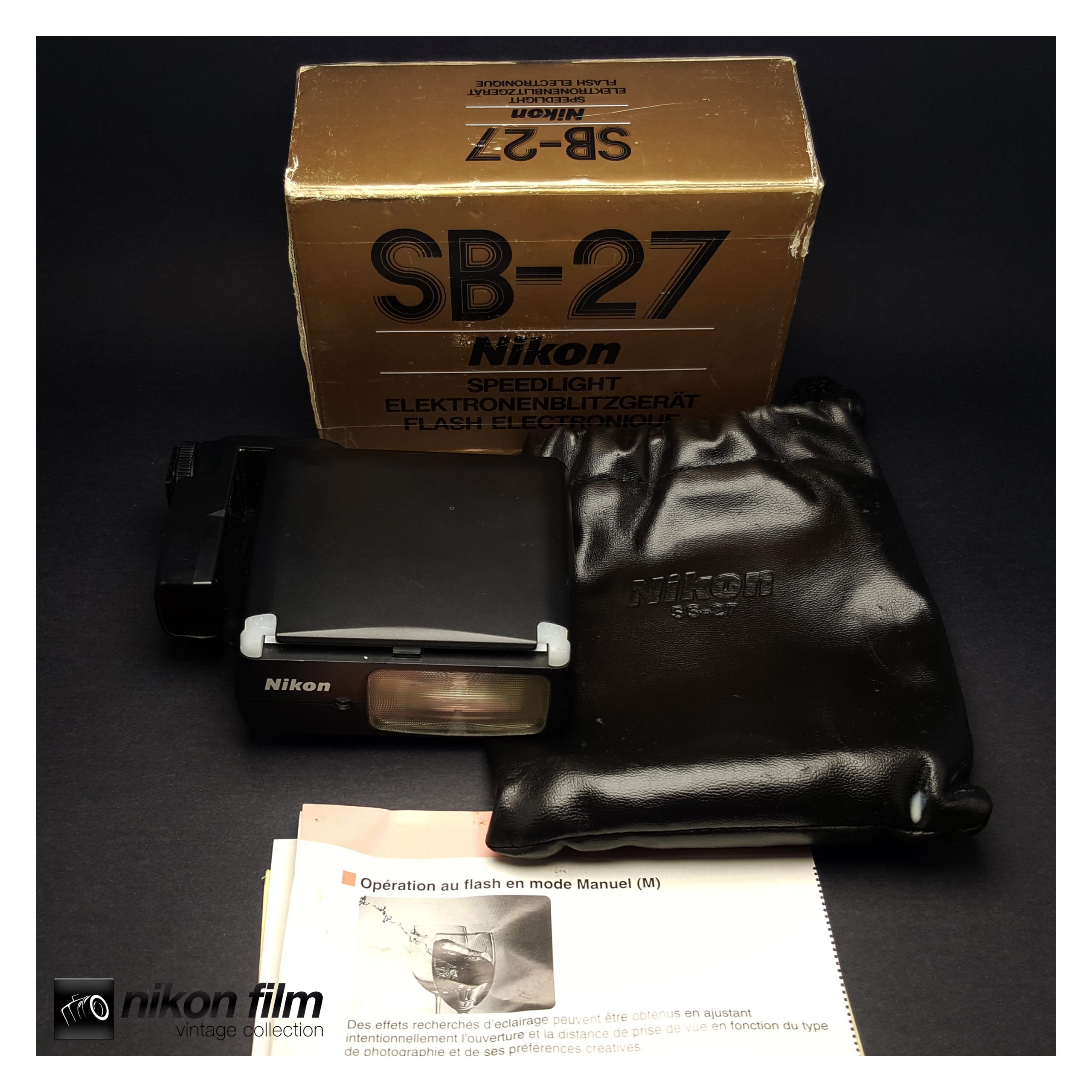 Rationeel lokaal marketing Nikon Autofocus Speedlight SB-27 With Case - Boxed -