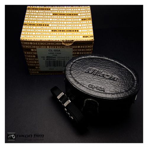 36048 Nikon CL 50A Hard Lens Case UW 28mm f3.5 Boxed 1 scaled