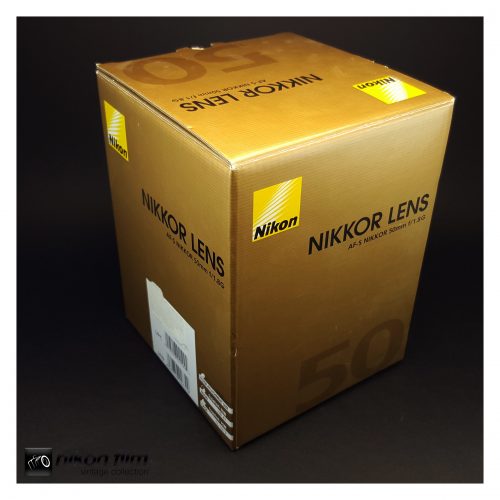37005 Nikkor AF S 50mm F1.8 G Empty Box 3 scaled