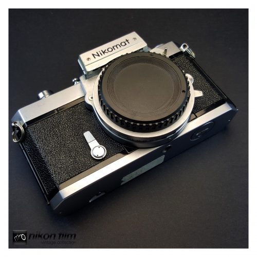 21054 Nikon FT NIKOMAT Chrome Film Camera FT 3724968 1 scaled