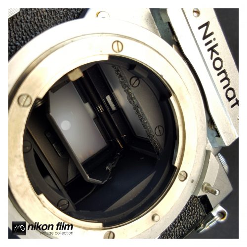 21054 Nikon FT NIKOMAT Chrome Film Camera FT 3724968 2 scaled