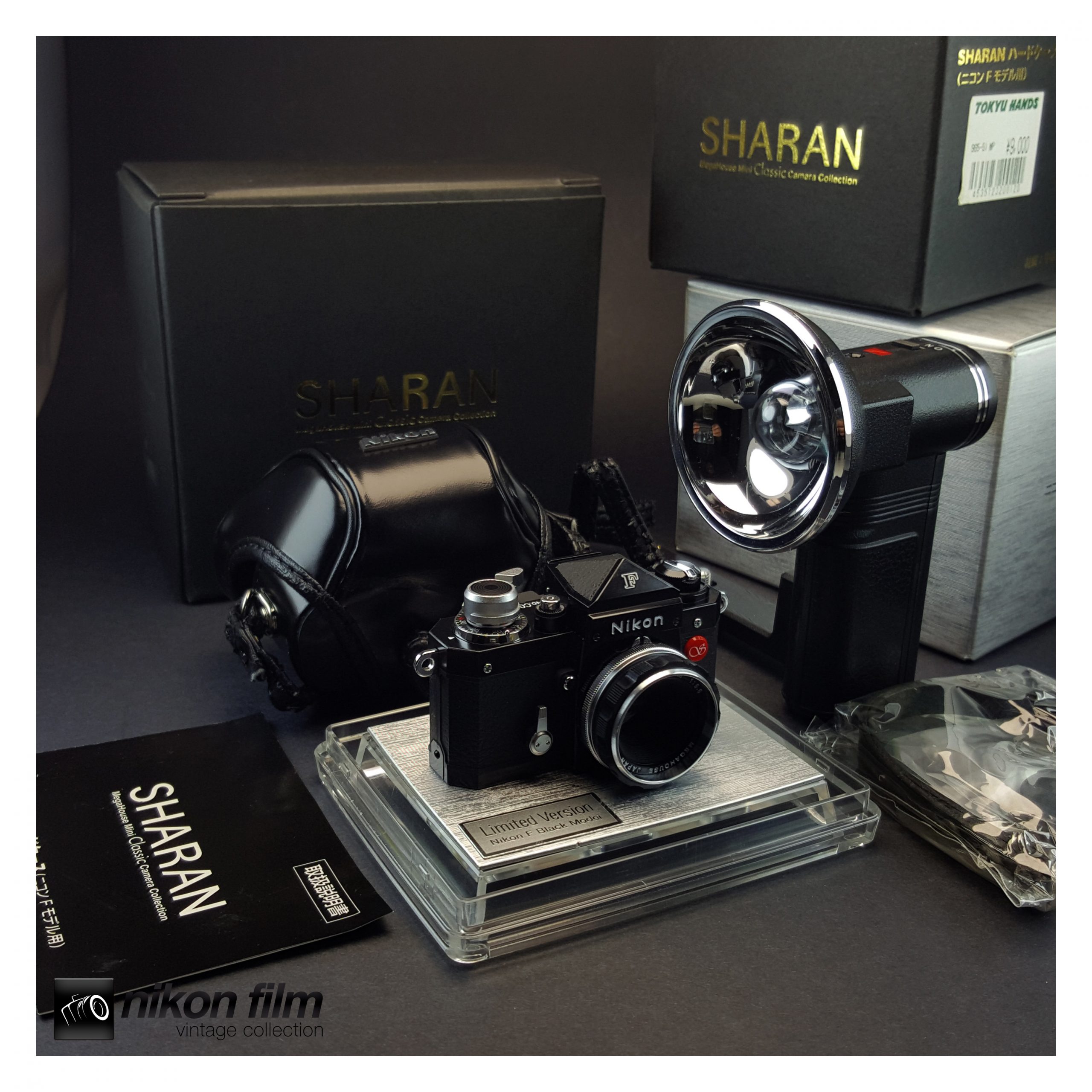 Sharan Minox Miniature Nikon F Camera (Limited to 5,000) - Black