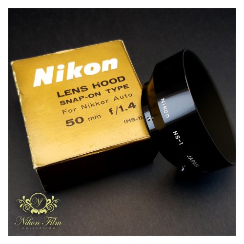 34218 Nikon – HS 1 – Hood – 50mm f1.4 – Snap on – Boxed