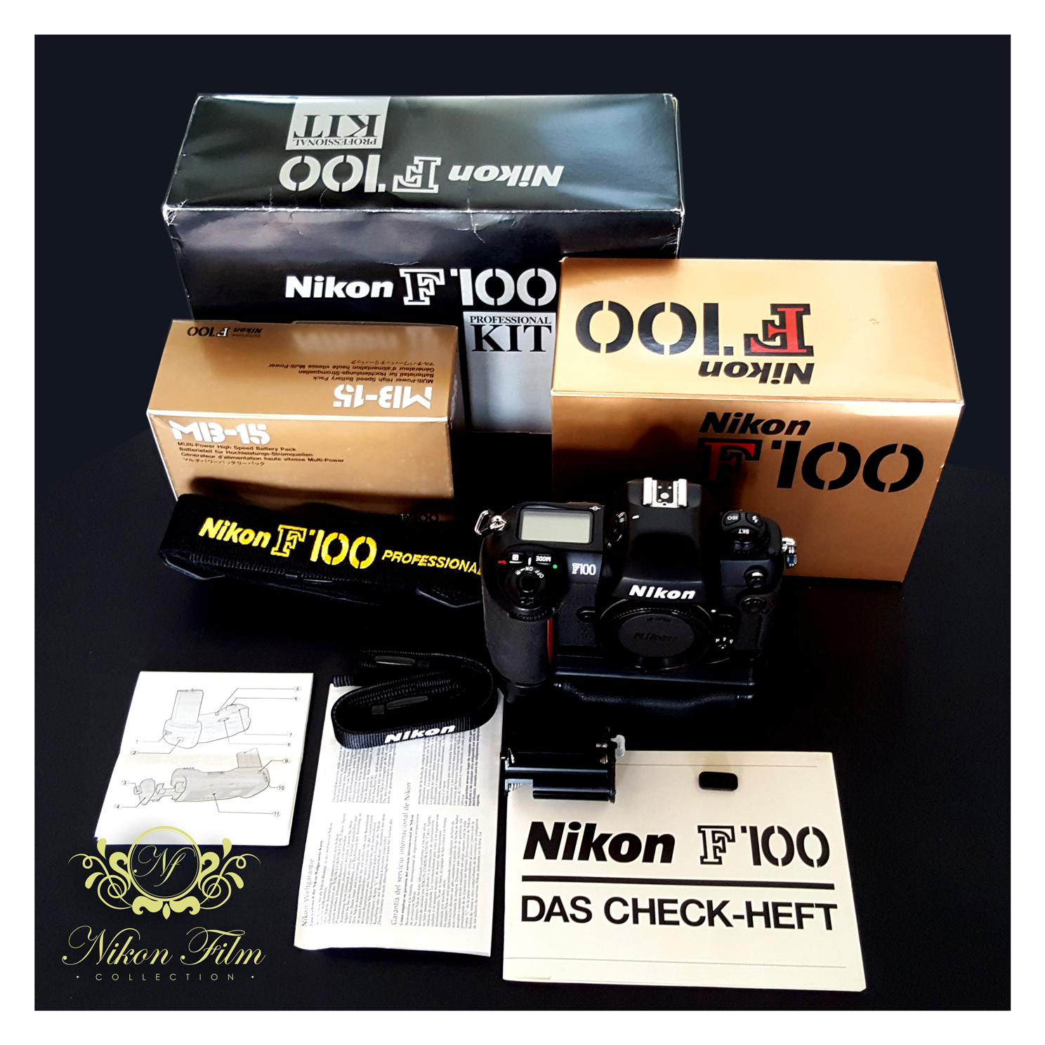 forfremmelse Penge gummi finansiere Nikon F100 Professional Kit (Nikon MB-15 Included) - Boxed -