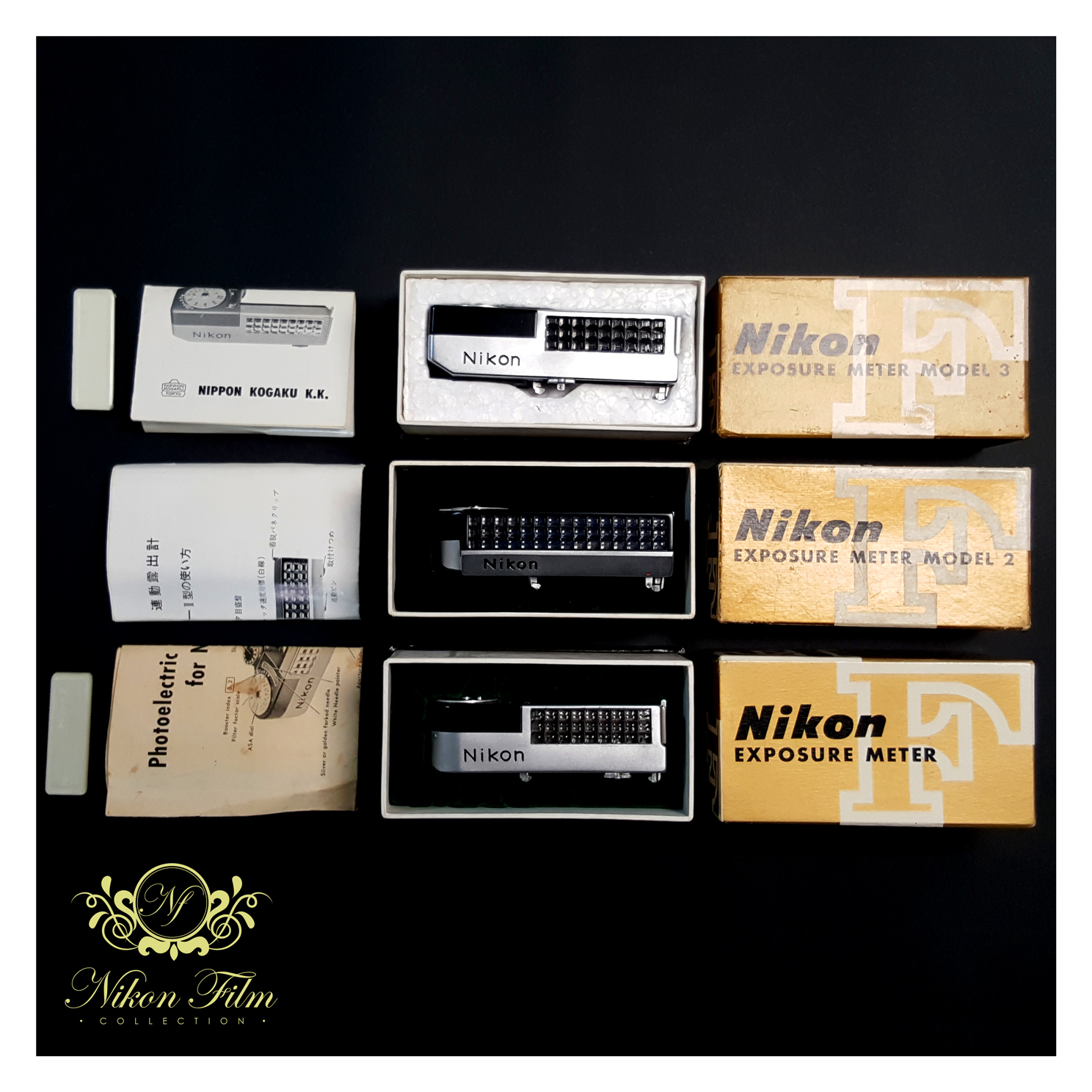 Nikon F Exposure Meter Collection Models