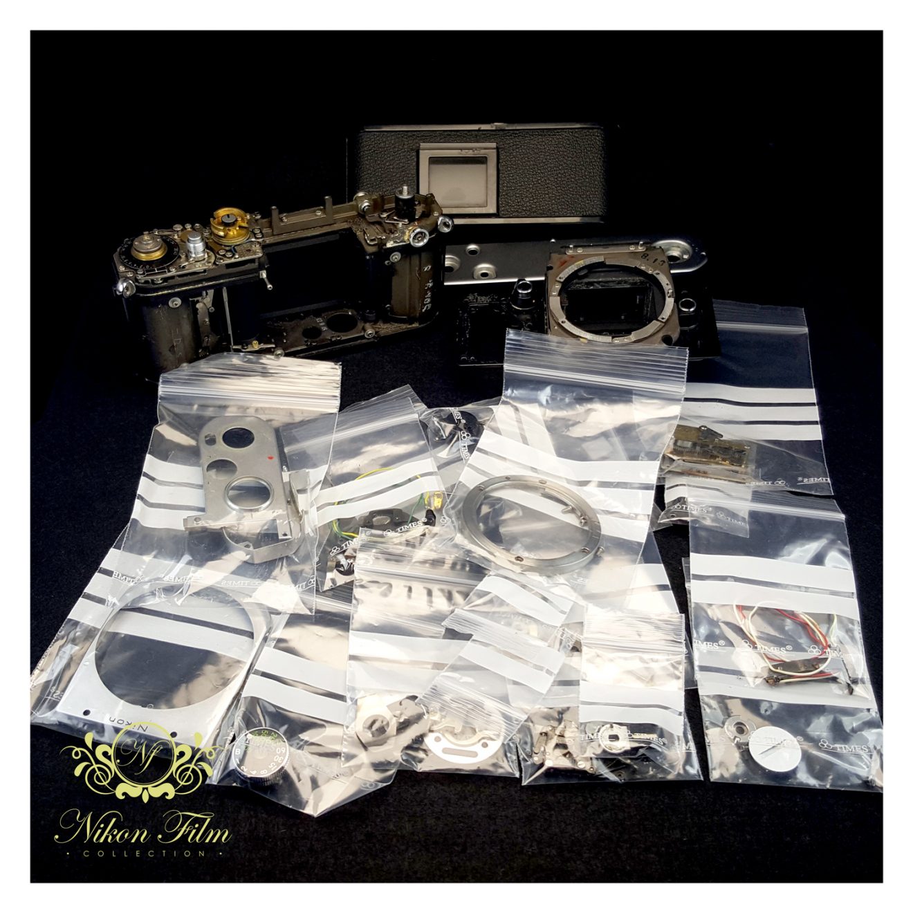 Nikon F2 Chrome Complete Body for Parts NIKONFILM